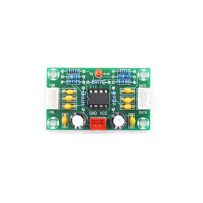 UNISIAN NE5532 Auido Preamplifier Board NE5532 OP AMP ชิป DC12-30V สำหรับเครื่องขยายเสียง