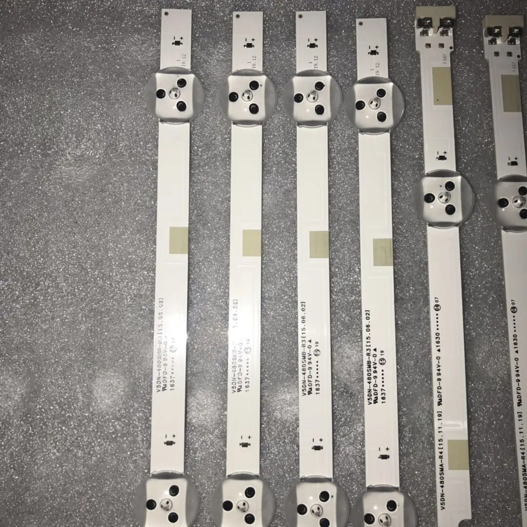 New 8 PCS/SET  LED backlight strip for Samsung UN48J5000AF BN96-37296A 37297A 2015 SVS48 FCOM V5DN-480SMA-R4 V5DN-480SMB-R4