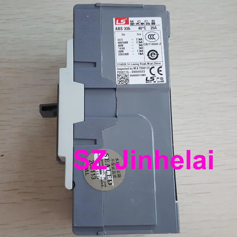 LS ABS33b Authentic Original ABS 33b Molded Case Circuit Breaker ABS-33B Air Switch 3P  6A/10A/16A/20A/30A