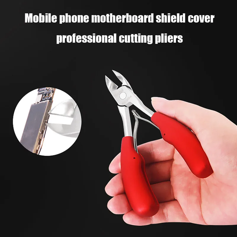 KS-304 Hoge Kwaliteit Reparatie Tang Handvat Gereedschap Mobiele Telefoon Moederbord Onderhoud Shield Speciale Cutting Diagonale Neus Draad
