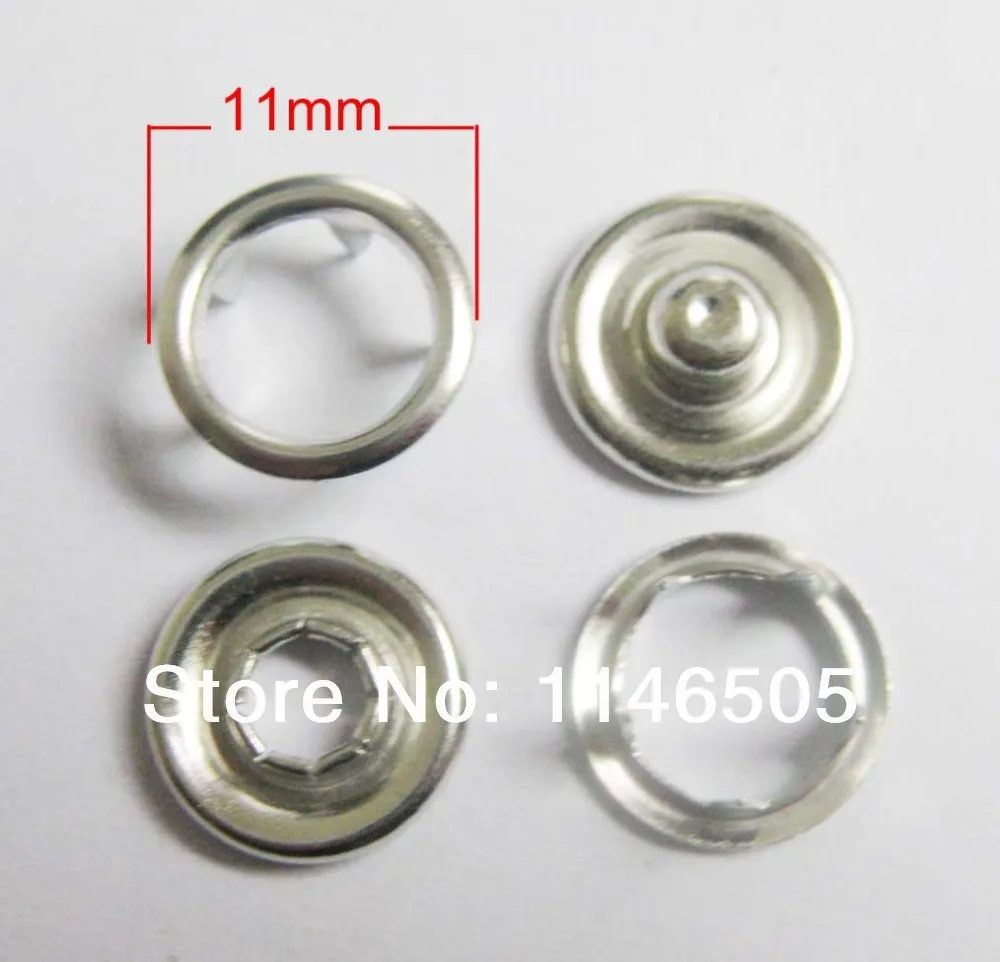 12.5mm 50set/lot Kids Accessories Nylon Button Round Snap Mini Buttons Transparent Sewing Garment Buttons Scrapbooking
