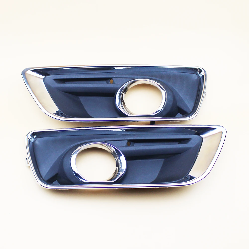 

Car Styling Pair Left Right Front Bumper Fog Light Lamp Cover Grille 20768900 20768901 for Chevy Impala Chevrolet Malibu 13-15