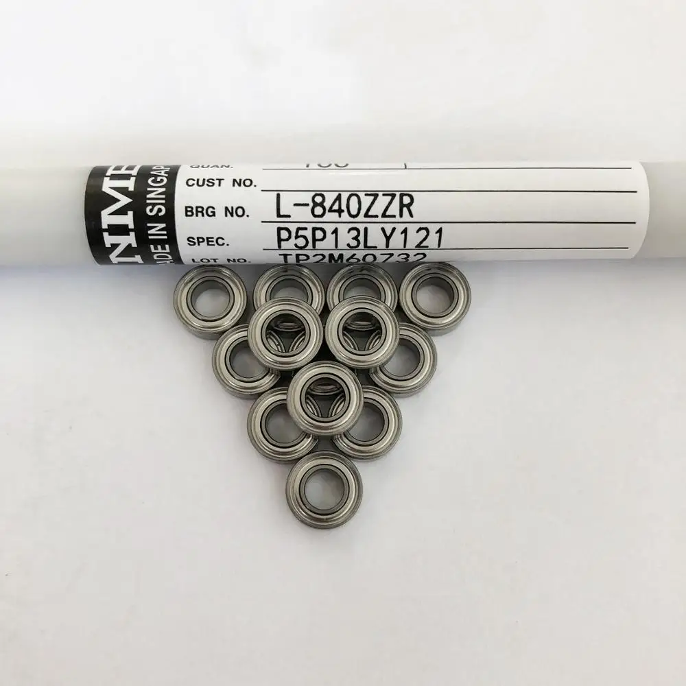 50 Stück hochwertige NMB-Lager 2x5x2,5 3x6x2,5 4x7x2,5 4x8x3 5x8x2,5 4x9x4 6x10x3 5x11x5 6x12x4mm für Nageldrucker und Angelrollen – Detail 4
