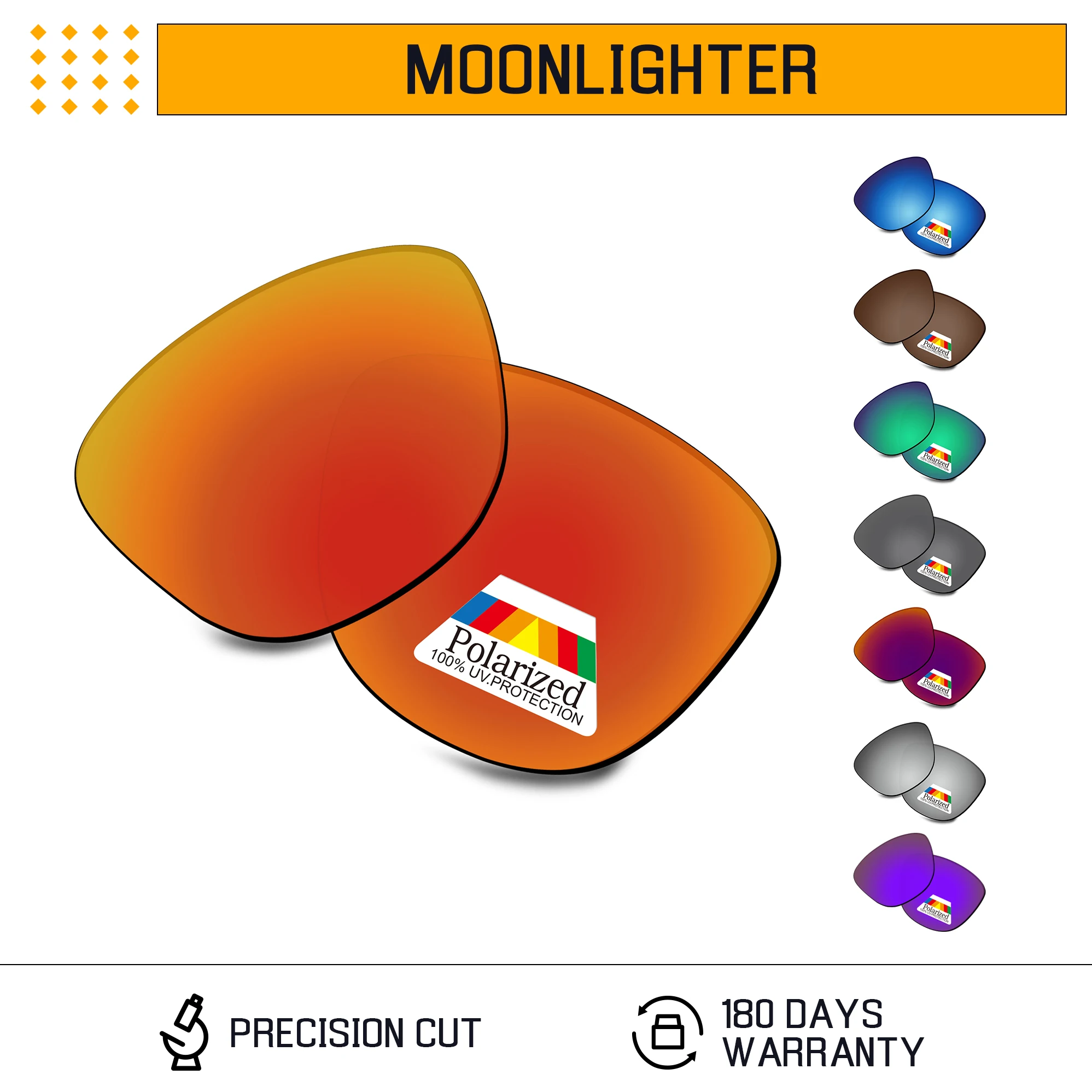 Lenti di ricambio polarizzate Bwake per-montatura per occhiali da sole Oakley moonaccendino OO9320-opzioni Multiple