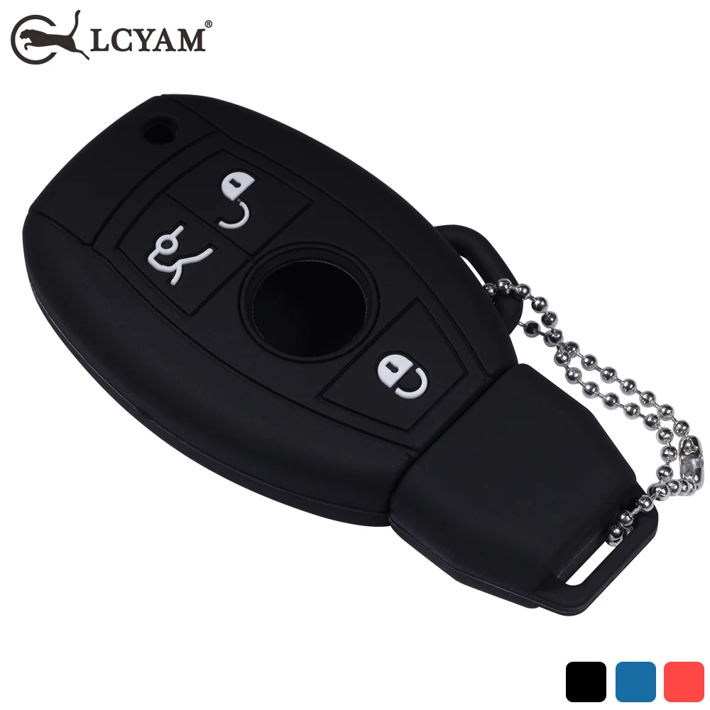 Soft Silicone Key Fob Cover Case for Mercedes Benz C E M S CLS CLK GLK GLC G Class CLA GLK350 GLA 250 C300 AMG GLC 300