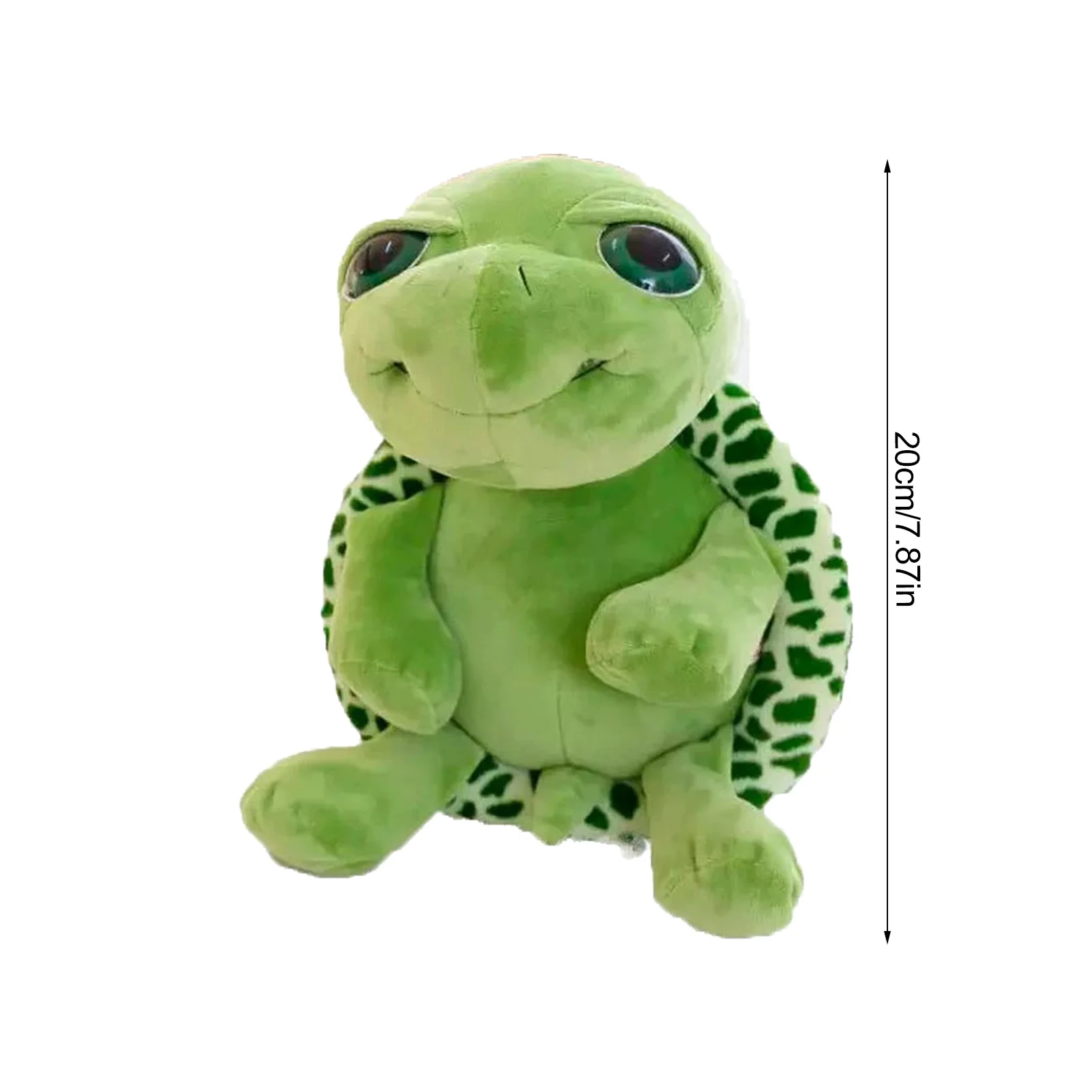 20/30/40cm Big Eyes Turtle Plush Toy Soft Cute Home Decoration Stuffed Tortoise Animals Travel Cuddling Plushie Dolls Kids Gift