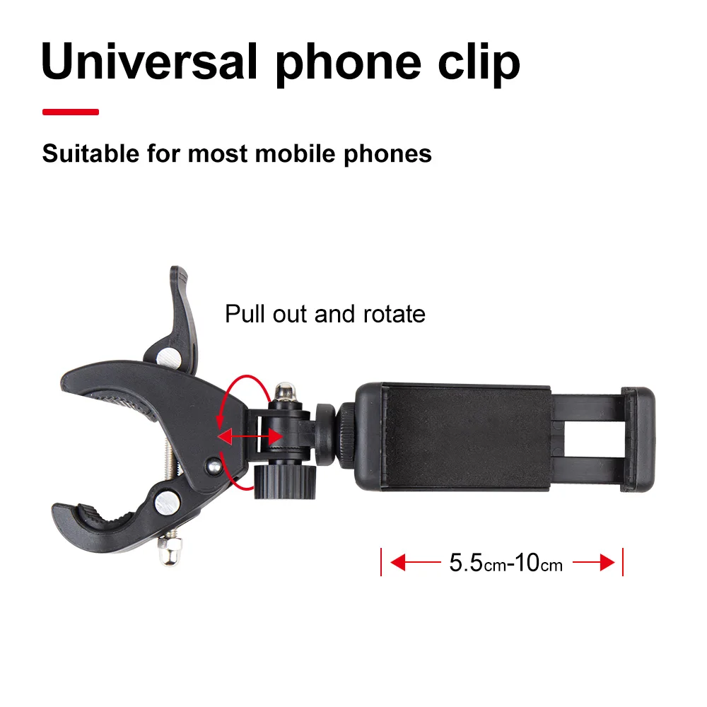 PYNSSEU-Anillo de luz LED regulable de 10 "con trípode, lámpara de maquillaje para fotografía, vídeo en vivo, con soporte para cámara y teléfono