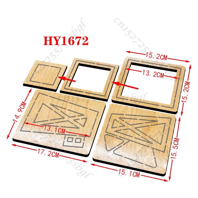 Lighthouse christmas lights Cutting Dies HY1672 Wooden Dies Suitable for Common Die Cutting Machines on the Market