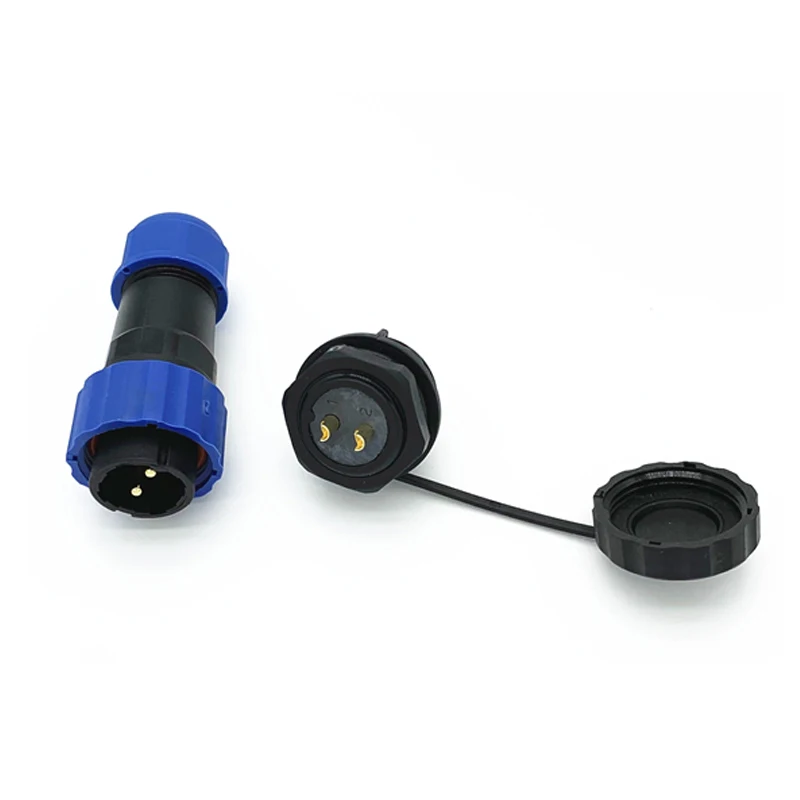 SP20 Hàng Không Cắm IP68 Lưng Đai Ốc Loại Ổ Cắm Chống Nước Đầu Nối 1/2/3/4/5/6/7/9/10/12/14Pin Công Nghiệp Cáp Dây Kết Nối Dây