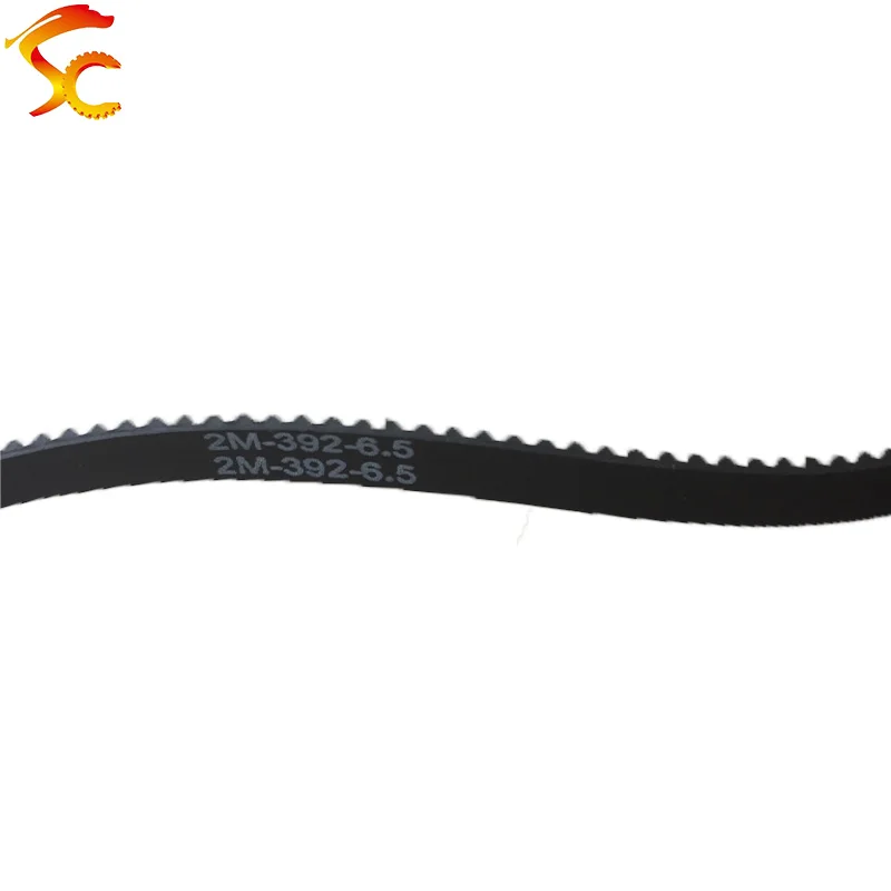 

2pcs GT2 392 belt closed loop rubber 2GT-392-6.5 timing belt Teeth 196 Length 392mm width 6.5mm for 3D printer