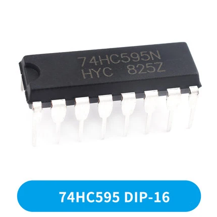 10PCS SN74HC595N DIP16 DIP 74HC595N 74HC595 DIP-16 SN74HC257N 74HC257 SN74HC393N 74HC393 SN74HC590AN 74HC590 SN74HC590N 74HC590N