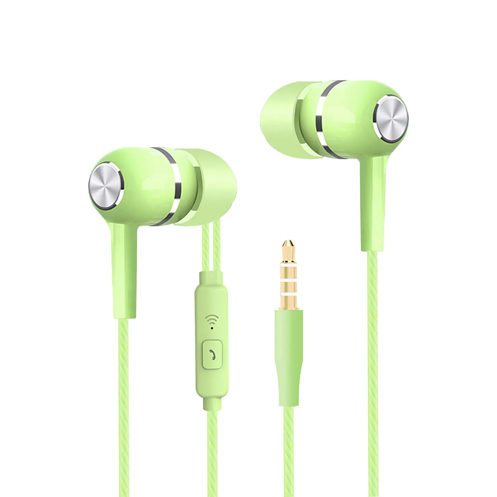 Auriculares intrauditivos con micrófono, con cable y micrófono, para Samsung y iphone