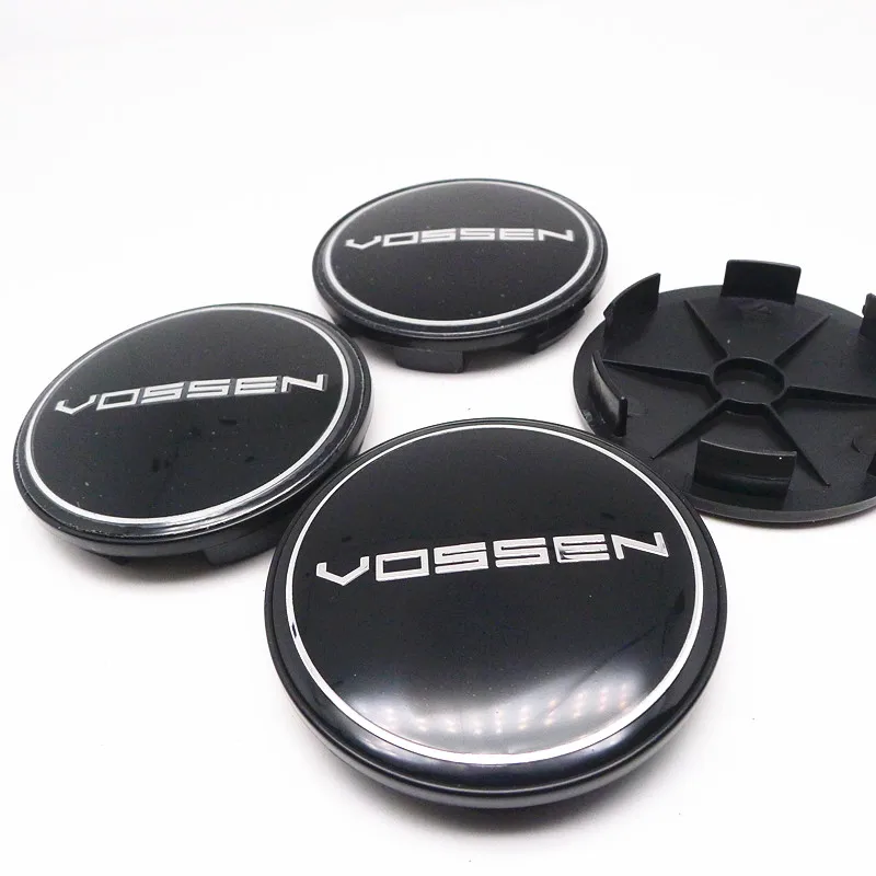 4pcs 68mm 62mm For VOSSEN Wheel Center Cap Hubs Car Styling Emblem Badge Logo Rims Cover 65mm Stickers Accessories