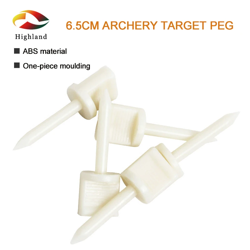 

10PCS Nylon Target Nails 6.5cm Archery accessories ABS Professional Archery Hunting Shooting Target Nail Pins For Target Paper