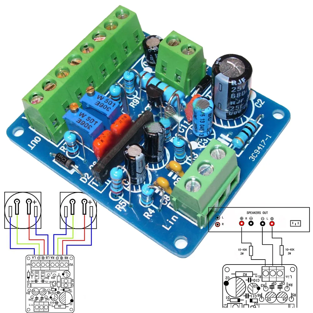 Placa de controlador de medidor VU DC 12V, amplificador de potencia de Audio, módulo de unidad, accesorios de amplificador de Audio profesional, GK99