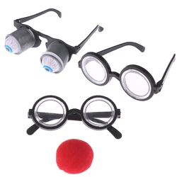 1PCS Circular Glass Cosplay Costume Glasses Birthday Party Supplies Decoration Kids Funny Party Props