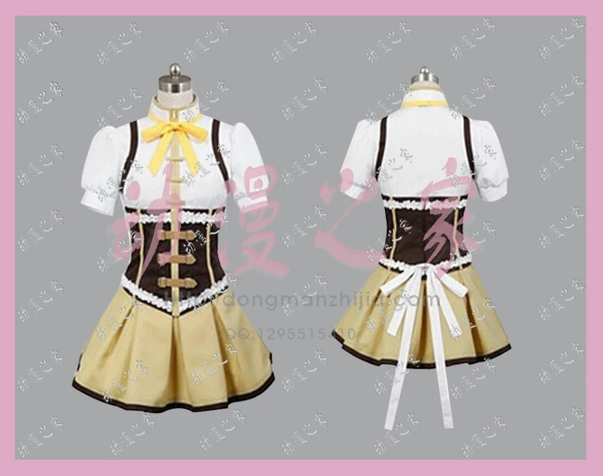 Anime Puella Magi Madoka Magica Cosplay Tomoe Mami Costume Full Set Hat Halloween Dress Suit Girls Skirt Set Christmas Clothings