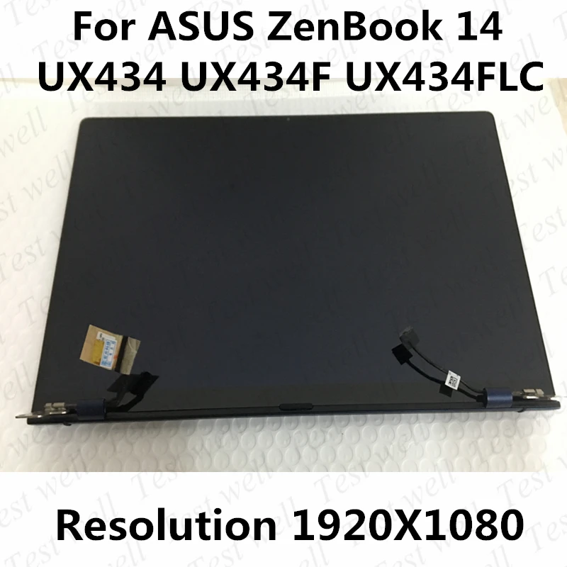 Original 14 inch Laptop lcd screen For ASUS ZenBook 14 ux434 UX434FLC UX434F UX434FAC FHD 1920X1080 lcd assembly