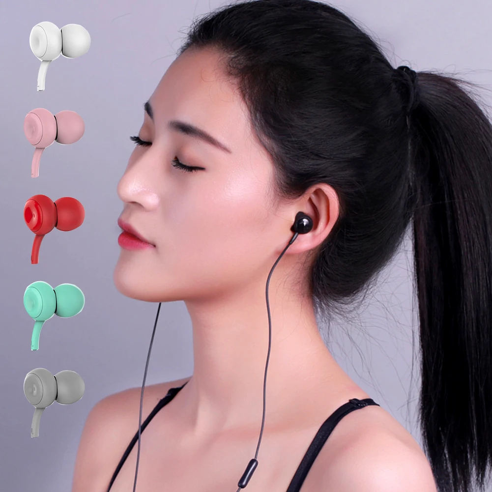 RM510 Wired In ear Stereo Music Headset Mobile Phone Earphone with Mic microphone and wire control function