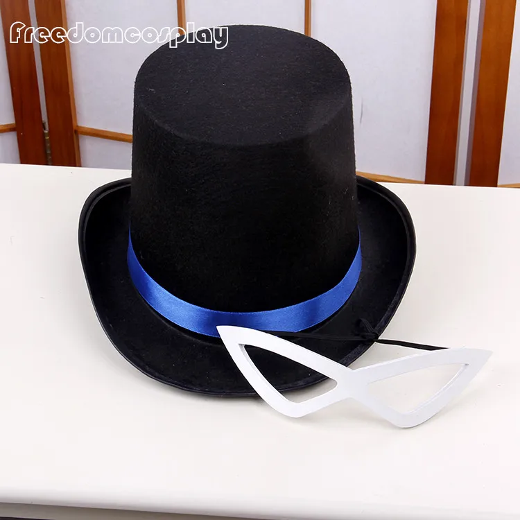 Mamoru Chiba Tuxedo Mask Cosplay hat glasses