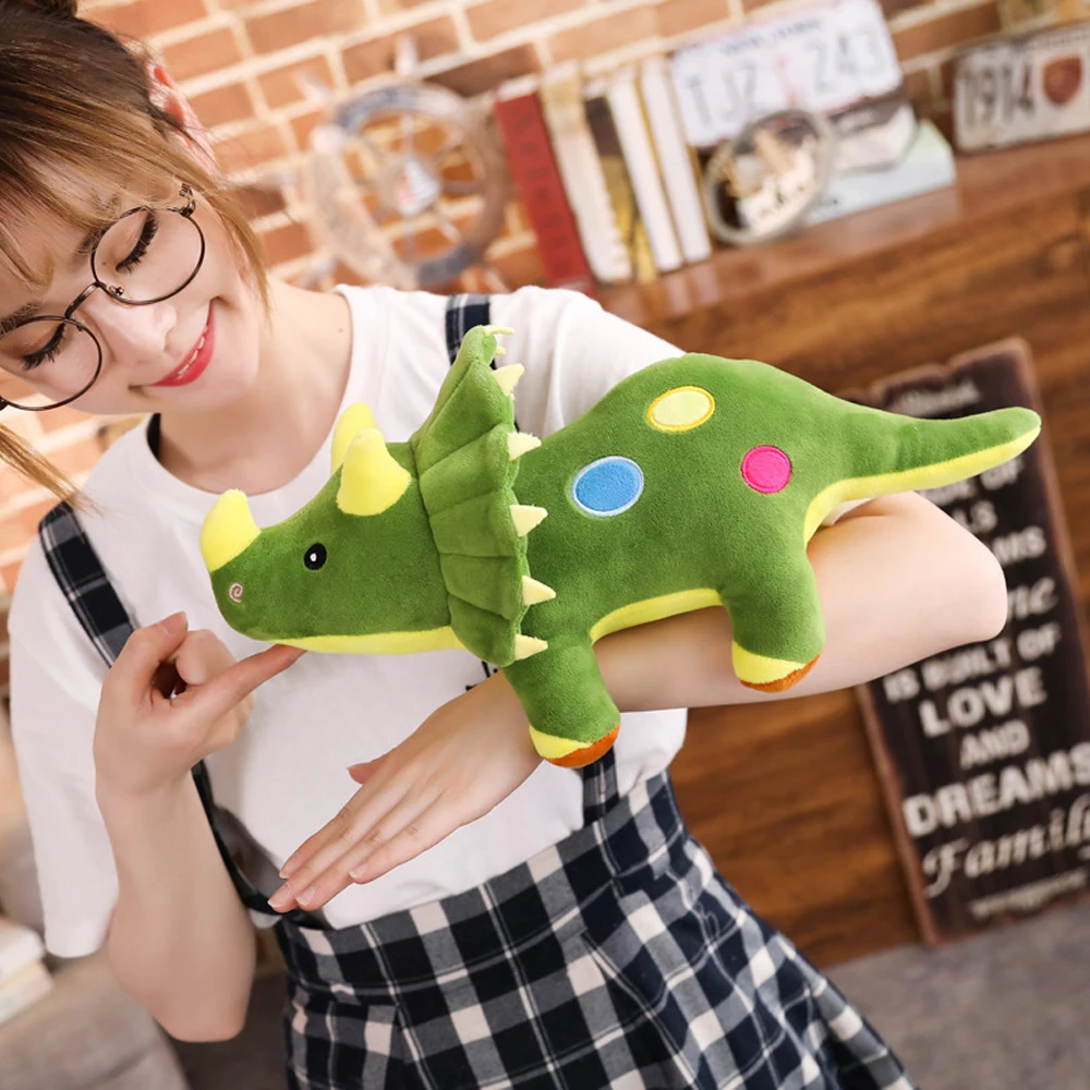 1pc 100CM Creative Big Plush Soft Triceratops Stegosaurus Plush Toy Dinosaur Doll Stuffed Toy Kids Dinosaurs Toy Birthday Gifts