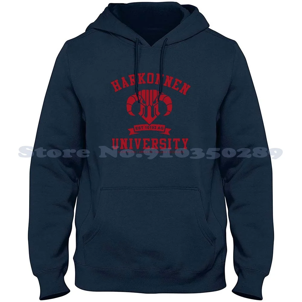 Harkonnen University 100% Cotton Hoodie T-Shirt Desert Planet Science Fiction Frank Herbert Saga Fief Paul Atreides Spice