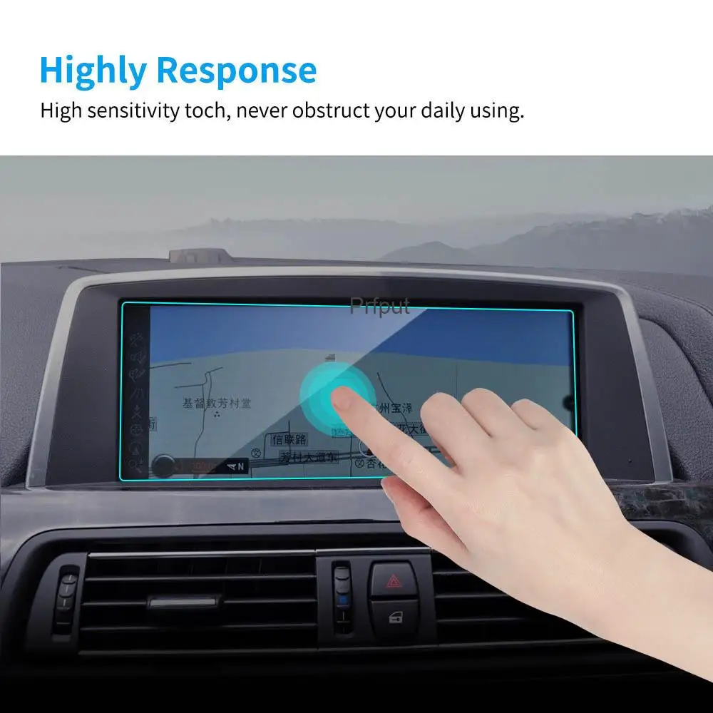 10.2 Inch Car GPS Navigation Screen Protector for BMW F06 F12 F13 6 Series Car HD Clear Screen Tempered Glass Protective Film