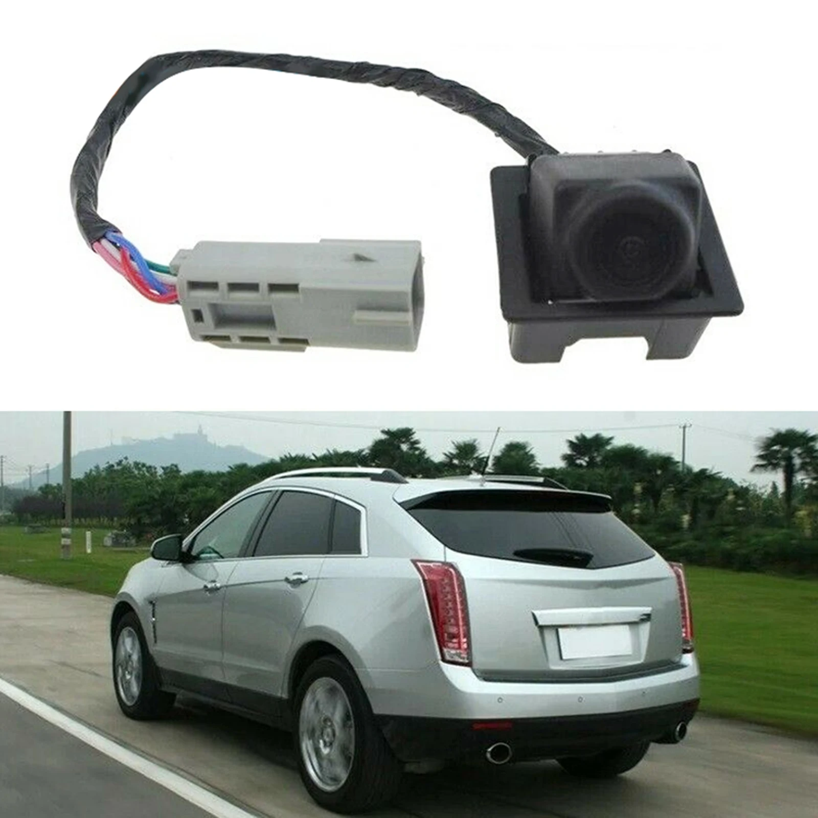 Rear View-Backup Back Up Camera for Cadillac SRX 2010-2016 3.6L 3.0L 2.8L 23205689 15926122 20910350 22915398