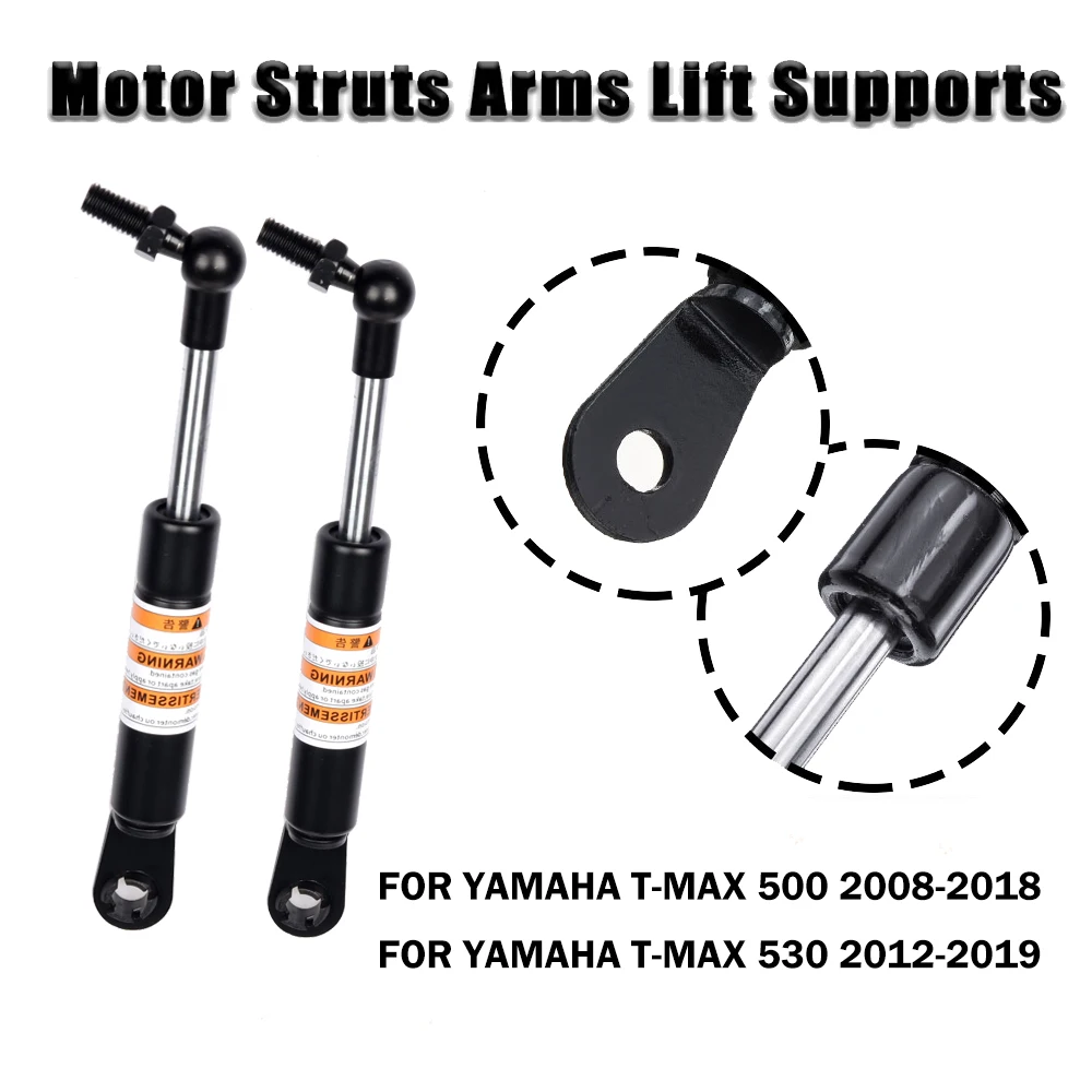 2 Pieces Struts Arms Lift Supports for Yamaha hydraulic rod T MAX TMAX 500 T-MAX 530 2012-2019 Shock Absorbers Lift Seat