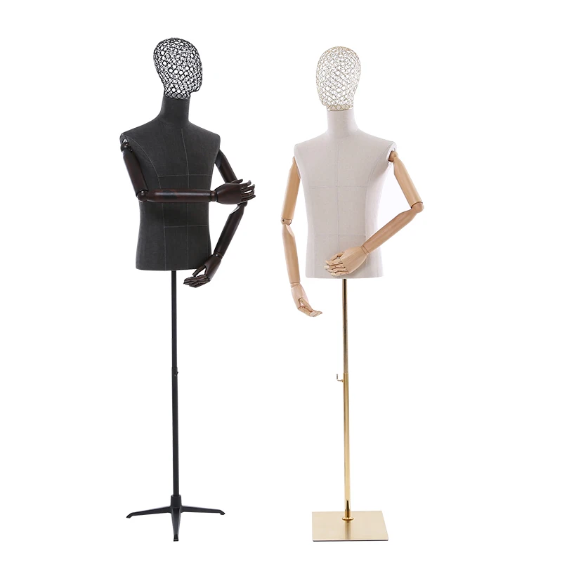 New Style Fabric Dressmaking Mannequin Flexible Model With Bendable Hand Customized