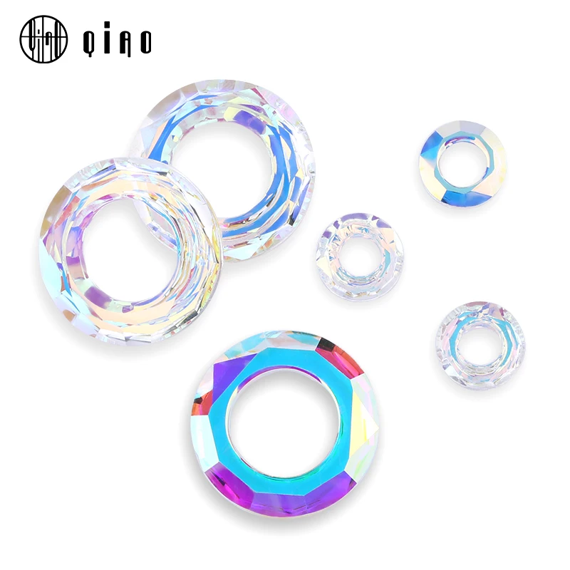 14mm 30mm perline di cristallo cristallo AB perle di vetro perline sfuse Anello cosmico per creazione di gioielli Collane Orecchini Accessori