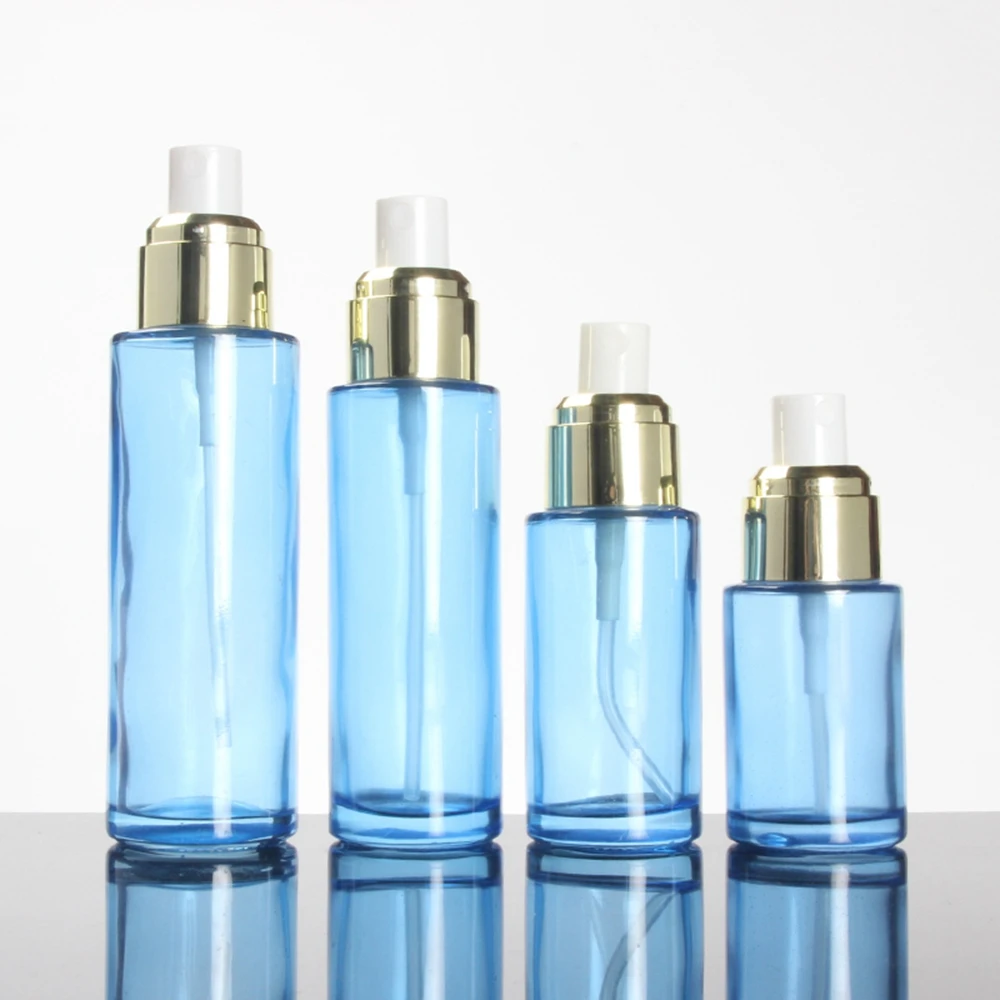 40ml Blue Mist Spray Pump Container,Lotion Packaging Bottle