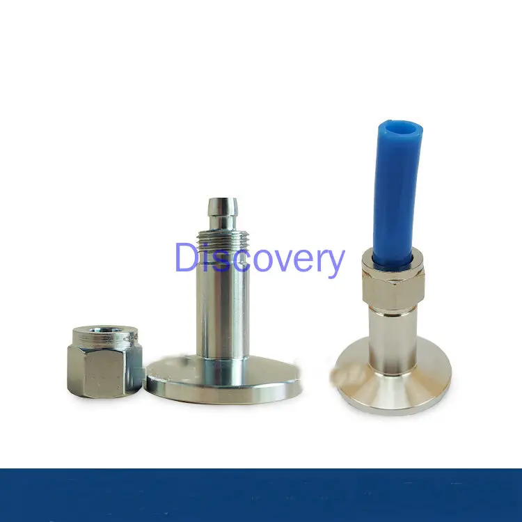 Mangueira de vácuo de aço inoxidável conector de tomada rápida torção rápida conector de tubo de volta kf16 kf25 6 8