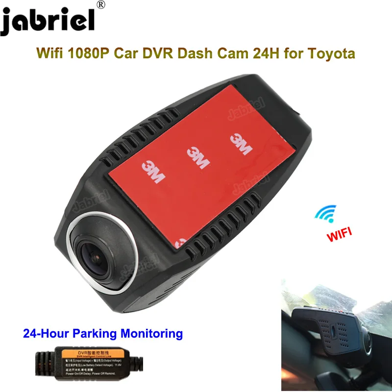 

WIFI Dash Cam Car Dvr Camera 1080P 24H Dual Lens Driving Recorder Dashcam EDR For toyota corolla rav4 avensis t25 yaris chr