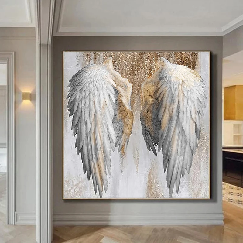 Angel Wings Painting Poster canvas painting Decorative Picture Modern Wall Art poster print for living room modern Home Decor