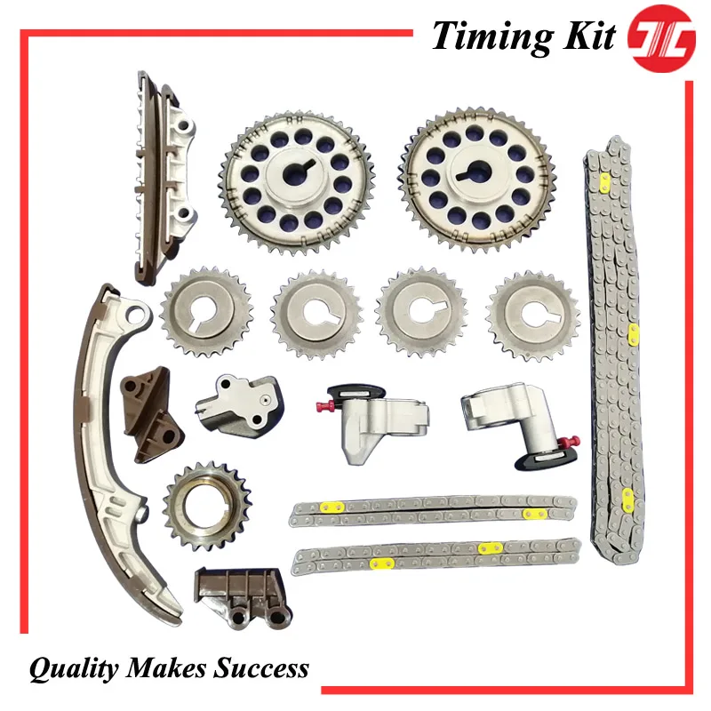 

NS08-JC Timing Chain Kit For Nissan VQ20DE VQ30DE Leopard Skyline Stagea 2.0 L 3.0L 94-04 Engine Parts Sprocket Tensioner Guide