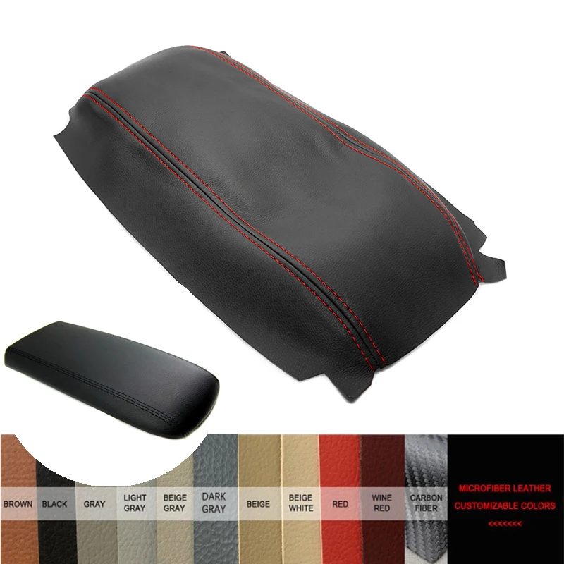 

For Ford Explorer 1995 1996 1997 1998 1999 2000 2001 Car Accessories Center Control Armrest Box Microfiber Leather Cover Decor