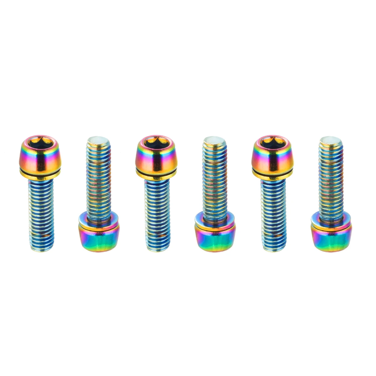 CNC Bicycle Stem Bolt Screws 6 Pcs Steel M5x18mm Bike Stem Fixed Bolts SB511