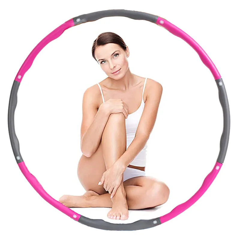 8 Section Detachable Hoola Hoop Slimming Hoop Exercise Equipment Hoops For Weight Loss