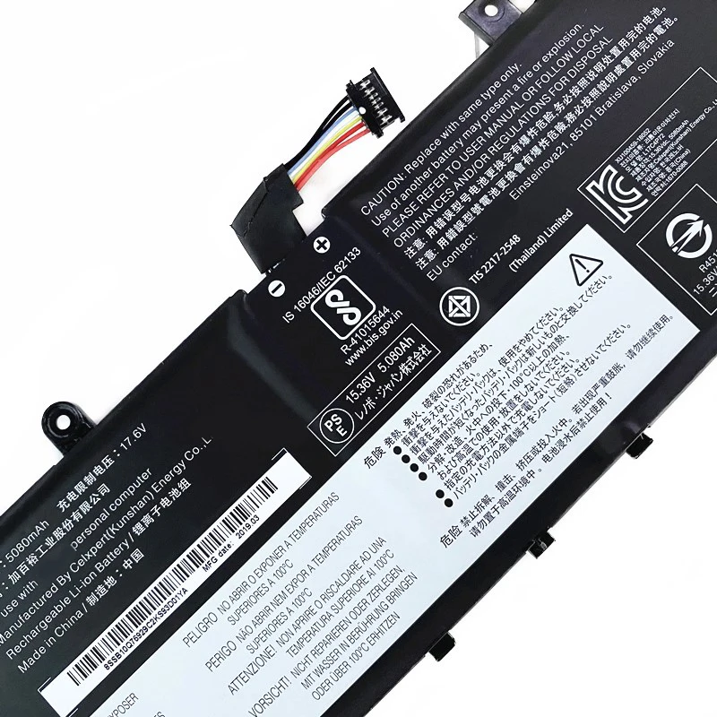 Imagem -05 - Bateria do Portátil Lenovo Thinkpad L17m4p72 L17c4p72 01yu911 p1 Gen220qt 20mdx1 Extreme-20mg 01ay969 01ay968 L18m4p71 L17l4p72 L17l4p72