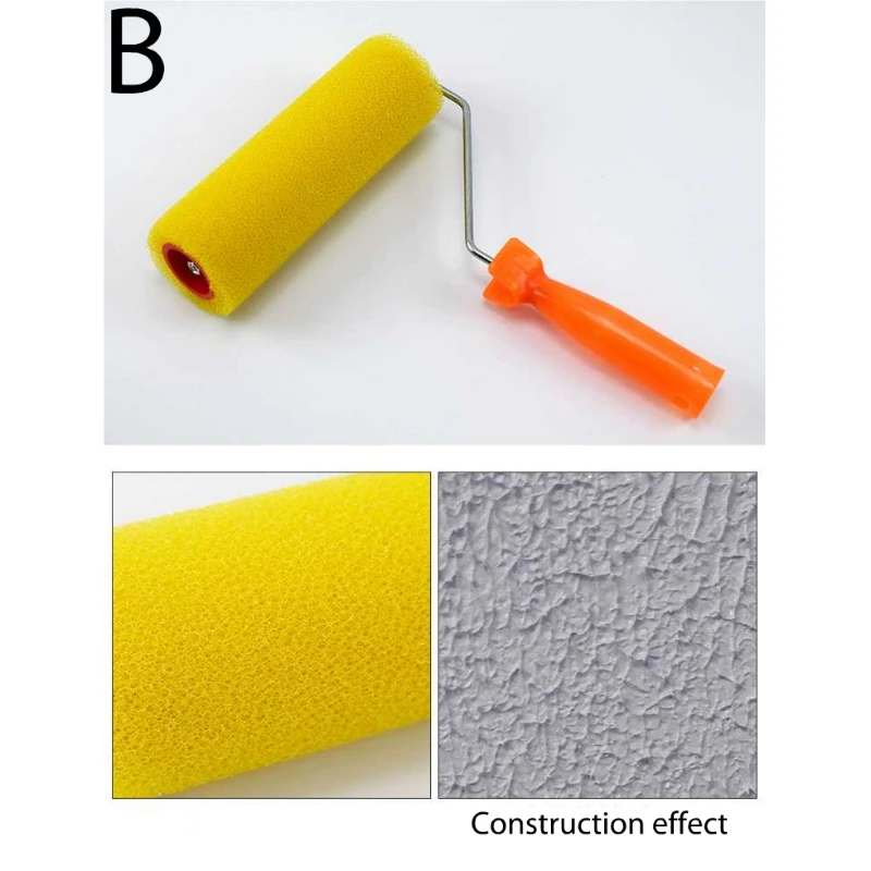 1Pcs Diatom Mud Roller ProชุดแปรงPaint Runner Paint Runner Roller WallสำหรับHome Officeผนังอาคารสีม้วน