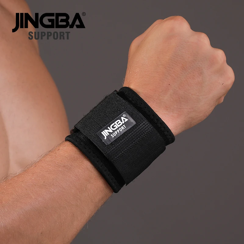 JINGBA SUPPORT Adjustable weightlifting wristband Support Fitness Bandage Wrist Support Protective gear wrist band Tennis Brace