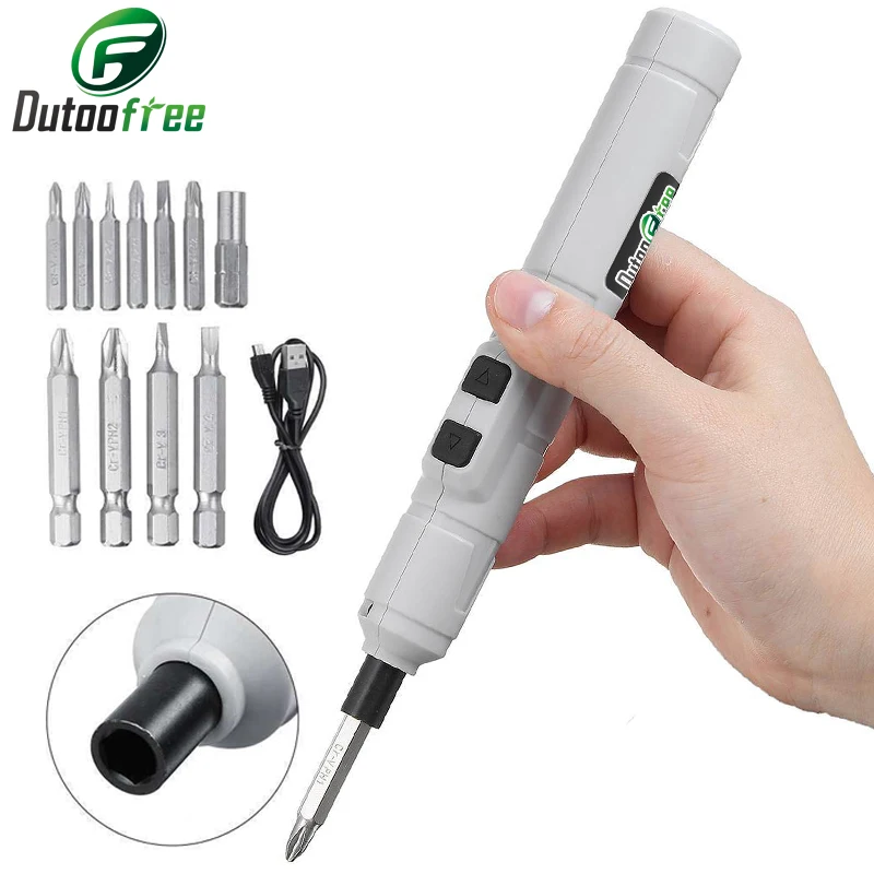 3.6V Mini Wireless Electric Screwdriver Set Cordless USB Rechargeable Screwdriver 250r/Min Home Electric Drill Repair Power Tool