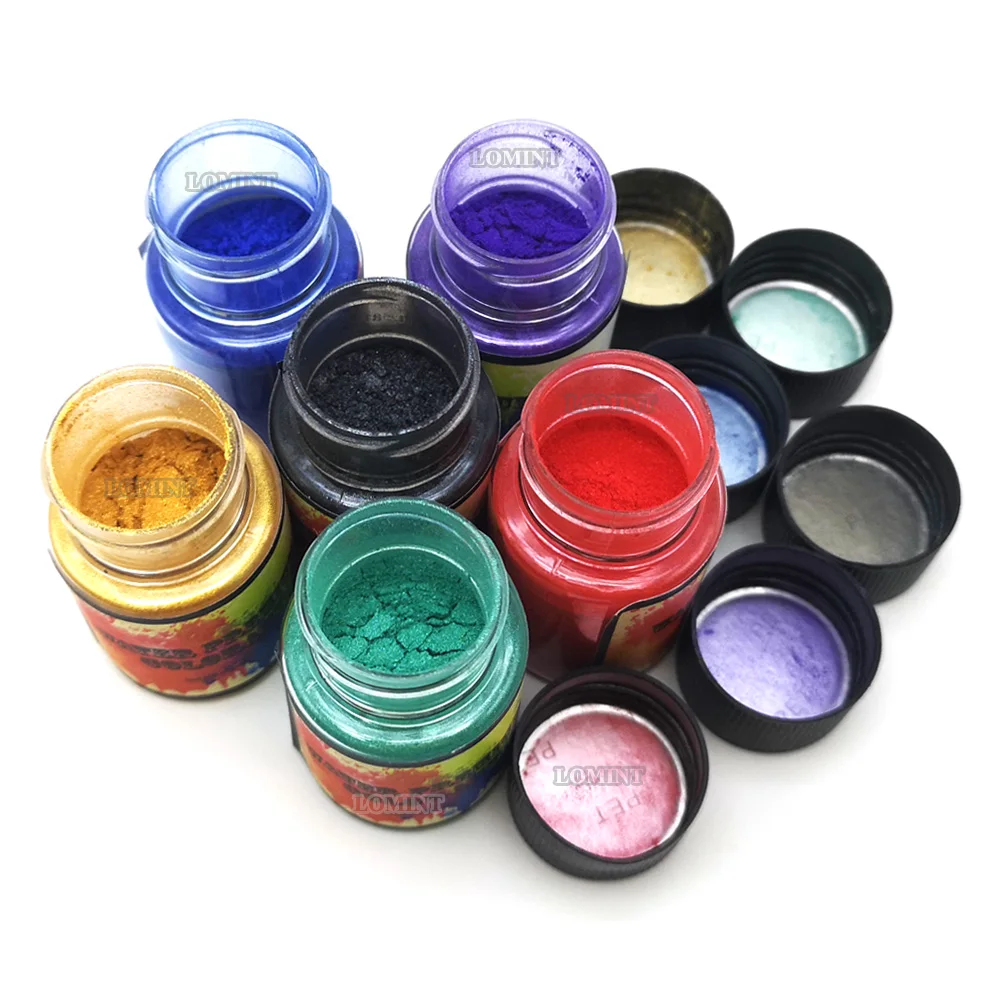 LOMINT Shiny Water Colorant For Hookah Shisha Premiun Quantity Multicolor 6 Bottles Per Dozen A649