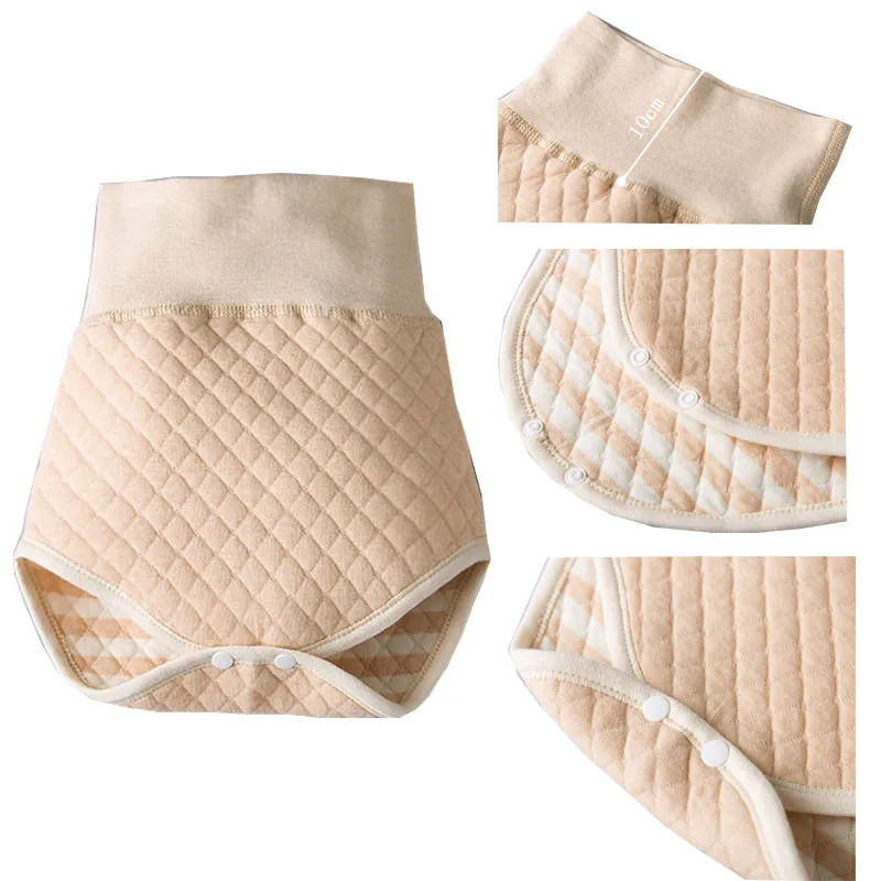 

new cotton child belly protection underwear high waist belly circumference infant autumn winter thick warm belly protection pant