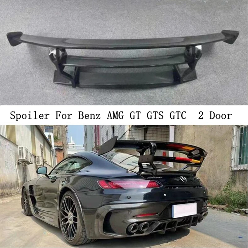 For Benz AMG GT GTS GTC 2-Door 2015 2016 2017 2018 2019 2020 2021 2022 2023 High Quality Real Carbon Fiber Wing Trunk Spoiler