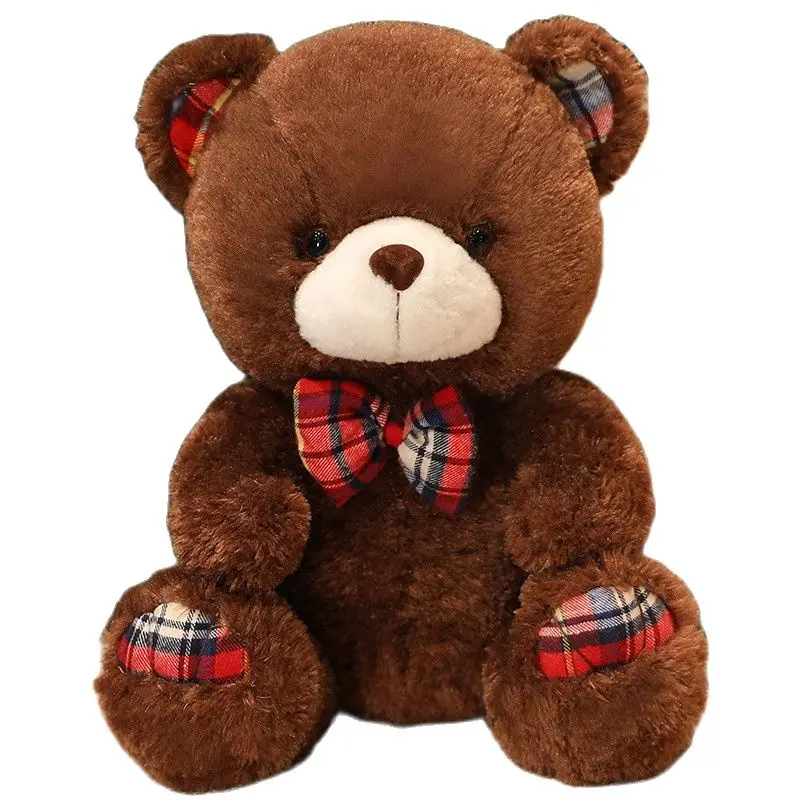 1 قطعة الكرتون الدب أفخم لعبة لطيف الحيوان دمية محشوة Huggable وسادة الاطفال الفتيات عيد الحب هدية