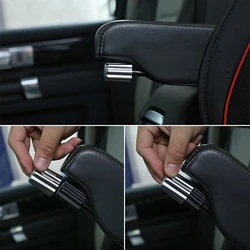 ABS Chrome Car Seat Armrest Adjustment Knob Cover For Land Rover Discovery 4 3 1998-2016 For Freelander 2 2007-2015 Accessories