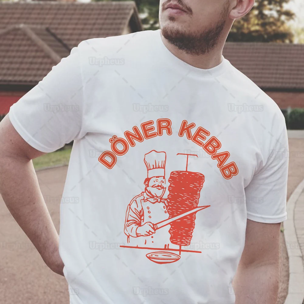 Berlin Doner Kebab Funny Shirt New Arrival Kebab Camiseta Tees Hip Hop 100% Cotton Tshirt