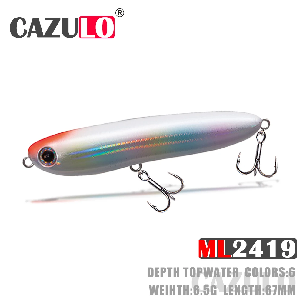 Fishing Accessories Lures Floating Pencil Isca Artificial Weights 6.5g 67mm Kit Pesca Articulos Trolling Pike Fish Tackle Leurre